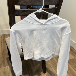 Lululemon all yours cropped hoodie white
